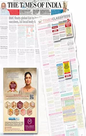 Navhind Times tearsheet proof